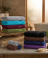 Urban Comfort Bath Towel, Black| 450 GSM Cotton