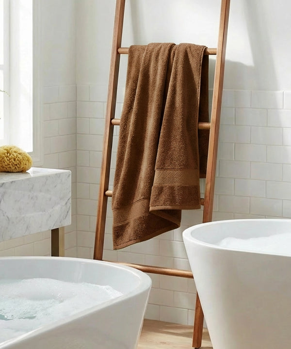 Urban Comfort Bath Towel, Coconut Shell| 450 GSM Cotton