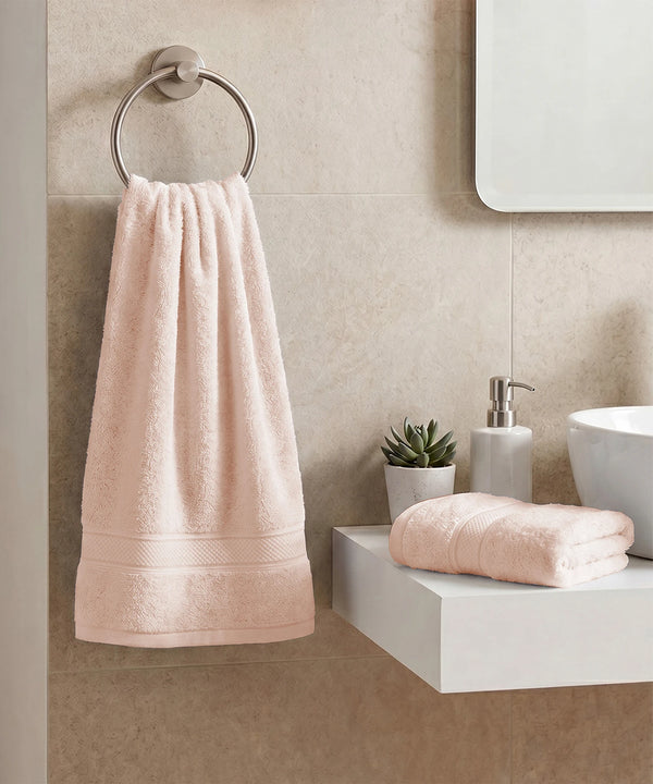 Indulgence 2Pc Hand Towel, Basic Pink|600 GSM Cotton
