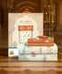 Home Essential Royal Bloom Queen Bedsheet Set, Gilded Dream Orange| 144TC Cotton| 2 Pillow Covers
