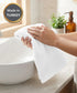 Luxehome Turkish Towel 1Pc Hand Towel, Arctic White | 800 GSM Cotton