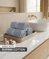 Luxehome Supima Cotton 3 Pc Face Towel Set, Ultimate Grey| 600 GSM | 100% Supima Cotton