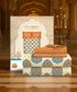 Home Essential Royal Bloom Queen Bedsheet Set, Dhalia Orange| 144TC Cotton| 2 Pillow Covers