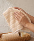 Quick Dry 2 Pc Hand Towel, Beige|400 GSM Cotton
