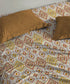 Urban Comfort Queen Bedsheet Set, Aria Yellow |144 TC Cotton| 2 Pillow Covers