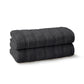 Quick Dry 2 Pc Hand Towel, Black|400 GSM Cotton