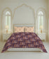 Home Essential Royal Bloom Queen Bedsheet Set, Mirabella Coral | 144TC Cotton| 2 Pillow Covers