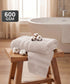 Luxehome Supima Cotton Bath Towel, Dark Sand| 600 GSM | 100% Supima Cotton