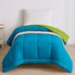 Soft Comfort Solid Single AC Blanket/Comforter, Aqua Lush|200 GSM Micro Polyester|Reversible