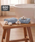 Luxehome Supima Cotton 2 Pc Hand Towel Set, Ultimate Grey| 600 GSM | 100% Supima Cotton