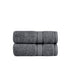 Indulgence 2Pc Hand Towel, Anchor Grey|600 GSM Cotton