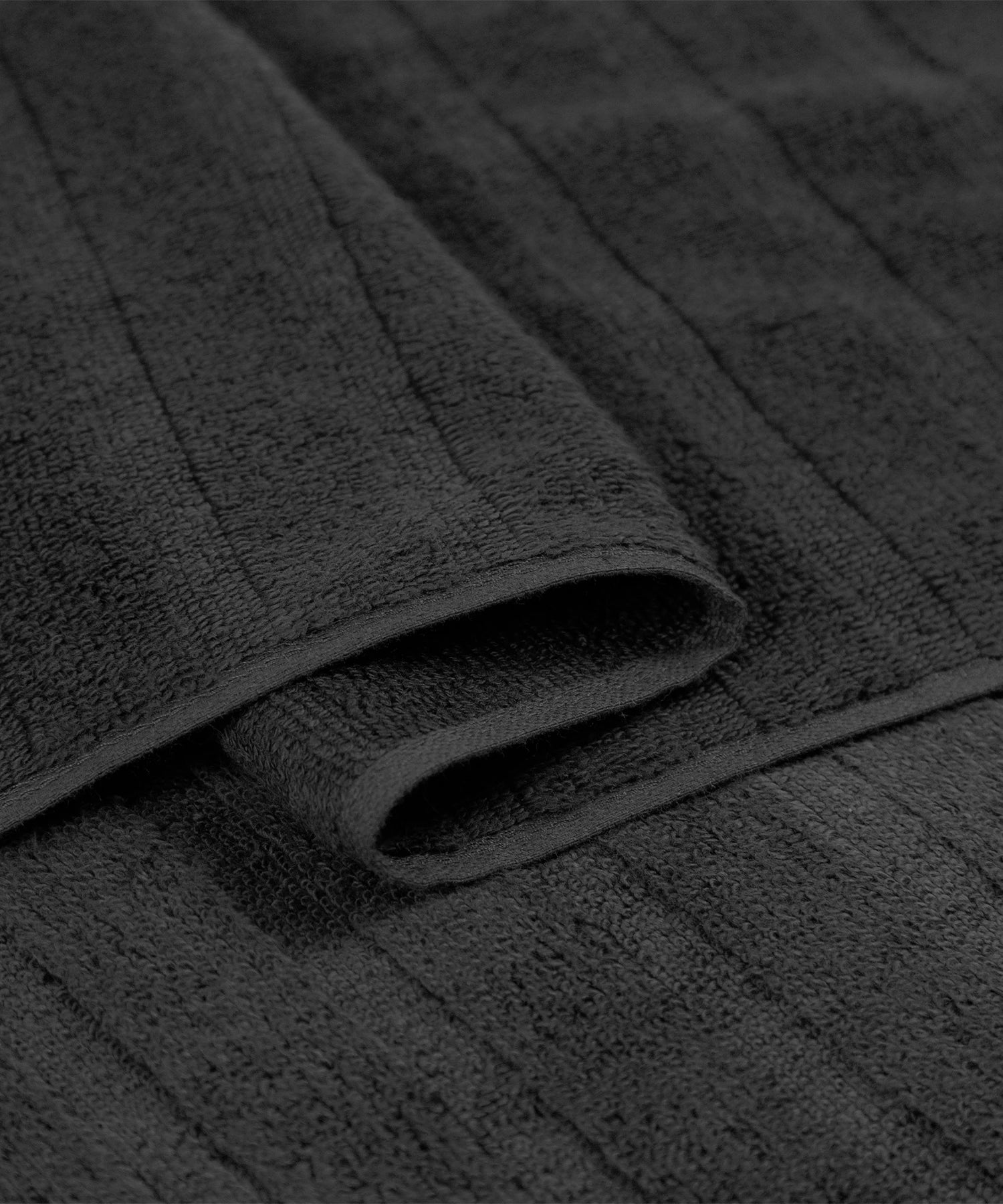 Quick Dry 3 Pc Wash Towel, Black|400 GSM Cotton