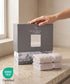 Luxehome Supima Cotton 2 Pc Hand Towel Set, Dark Sand| 600 GSM | 100% Supima Cotton