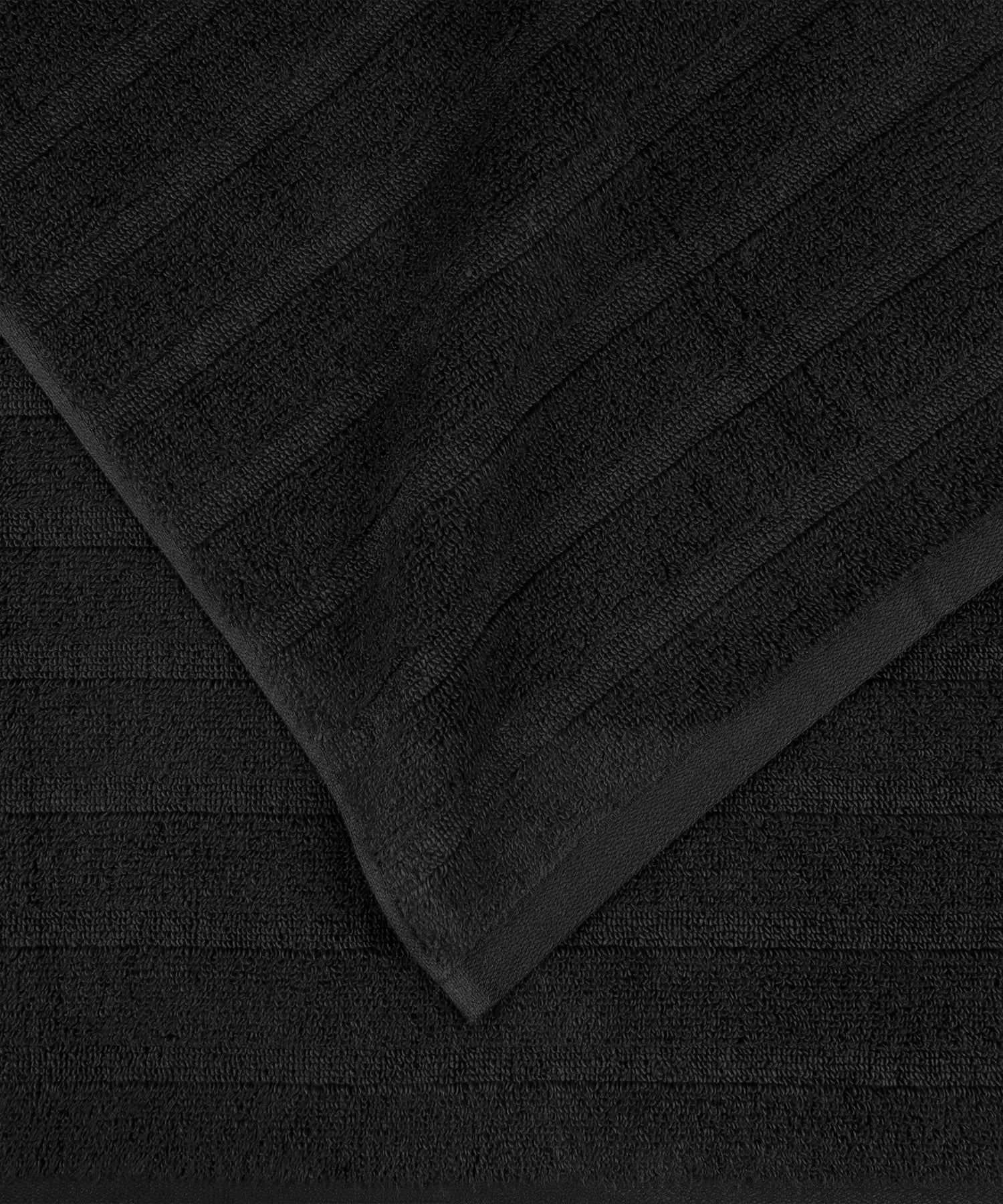 Quick Dry 2 Pc Hand Towel, Black|400 GSM Cotton