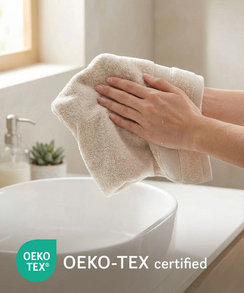 Luxehome Turkish Towel 1Pc Hand Towel, Dry Sand | 800 GSM Cotton