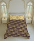 Home Essential Royal Bloom Queen Bedsheet Set, Mirabella Ochre | 144TC Cotton| 2 Pillow Covers