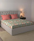 Celebration Queen Bedsheet Set, Gharana Sage | 144 TC Cotton| 2 Pillow Covers