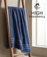 Luxehome Supima Cotton Bath Towel, Sea Blue| 600 GSM | 100% Supima Cotton
