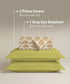Soft Comfort King Bedsheet Set, Soft Paisley | 200 TC Cotton|2 Pillow Covers