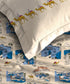 Atulaya Bharat King Bedsheet Set, Surya Nagri|144 TC Cotton|2 Pillow Covers