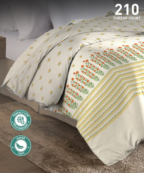 Soft Comfort Double AC Comforter, Art Age |200 GSM Cotton