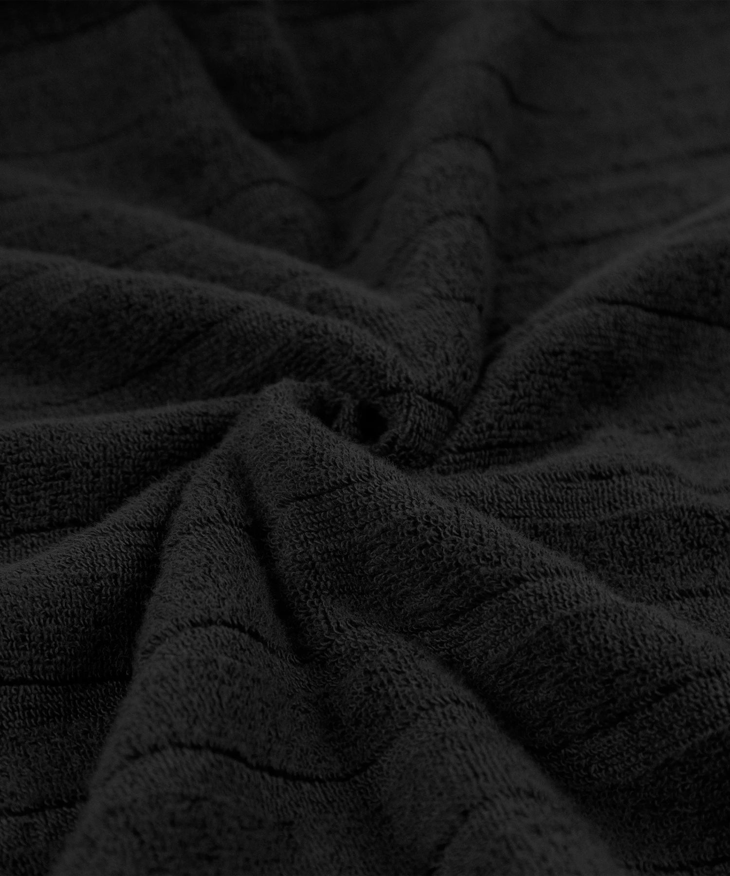 Quick Dry 2 Pc Hand Towel, Black|400 GSM Cotton
