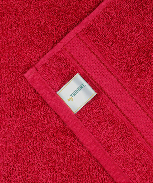 Indulgence 2Pc Hand Towel, Blood Red|600 GSM Cotton