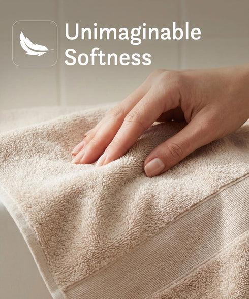 Luxehome Turkish Towel 1Pc Hand Towel, Dry Sand | 800 GSM Cotton