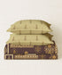 Home Essential Royal Bloom Queen Bedsheet Set, Mirabella Ochre | 144TC Cotton| 2 Pillow Covers