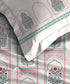 Celebration Queen Bedsheet Set, Mehira Pink | 144 TC Cotton| 2 Pillow Covers