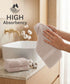 Luxehome Supima Cotton 3 Pc Face Towel Set, Dark Sand| 600 GSM | 100% Supima Cotton