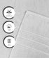 Luxe Home 1Pc Bath Towel, Silver| 600 GSM Cotton Bamboo