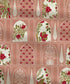 Celebration Queen Bedsheet Set, Aangan Coral| 144 TC Cotton| 2 Pillow Covers