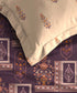 Home Essential Royal Bloom Queen Bedsheet Set, Mirabella Coral | 144TC Cotton| 2 Pillow Covers