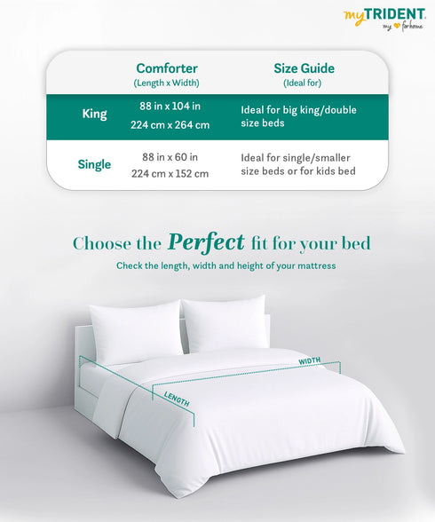 Soft Comfort Double AC Comforter, Art Age |200 GSM Cotton