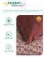 Urban Comfort Queen Bedsheet Set, Aria Red |144 TC Cotton| 2 Pillow Covers