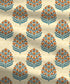 Home Essential Royal Bloom Queen Bedsheet Set, Dhalia Orange| 144TC Cotton| 2 Pillow Covers