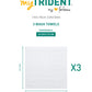 Quick Dry 3 Pc Wash Towel, White|400 GSM Cotton