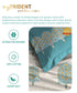 Celebration Queen Bedsheet Set, Saanjh Teal | 144 TC Cotton| 2 Pillow Covers