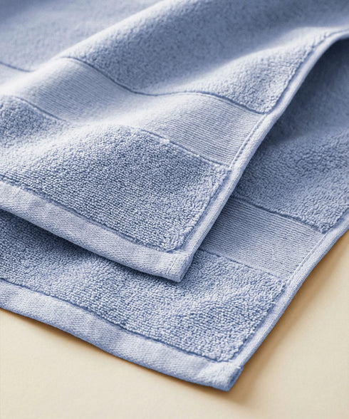 Luxehome Turkish Towel 1Pc Hand Towel, Blue Crest| 800 GSM Cotton