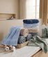 Luxehome Supima Cotton 3 Pc Face Towel Set, Dark Sand| 600 GSM | 100% Supima Cotton