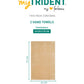 Quick Dry 2 Pc Hand Towel, Beige|400 GSM Cotton