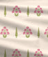 Home Essential Royal Bloom Queen Bedsheet Set, Raya Pink| 144TC Cotton| 2 Pillow Covers