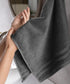 Luxury 4 PC Hand Towel Set, Charcoal|625 GSM Cotton|Anti Microbial