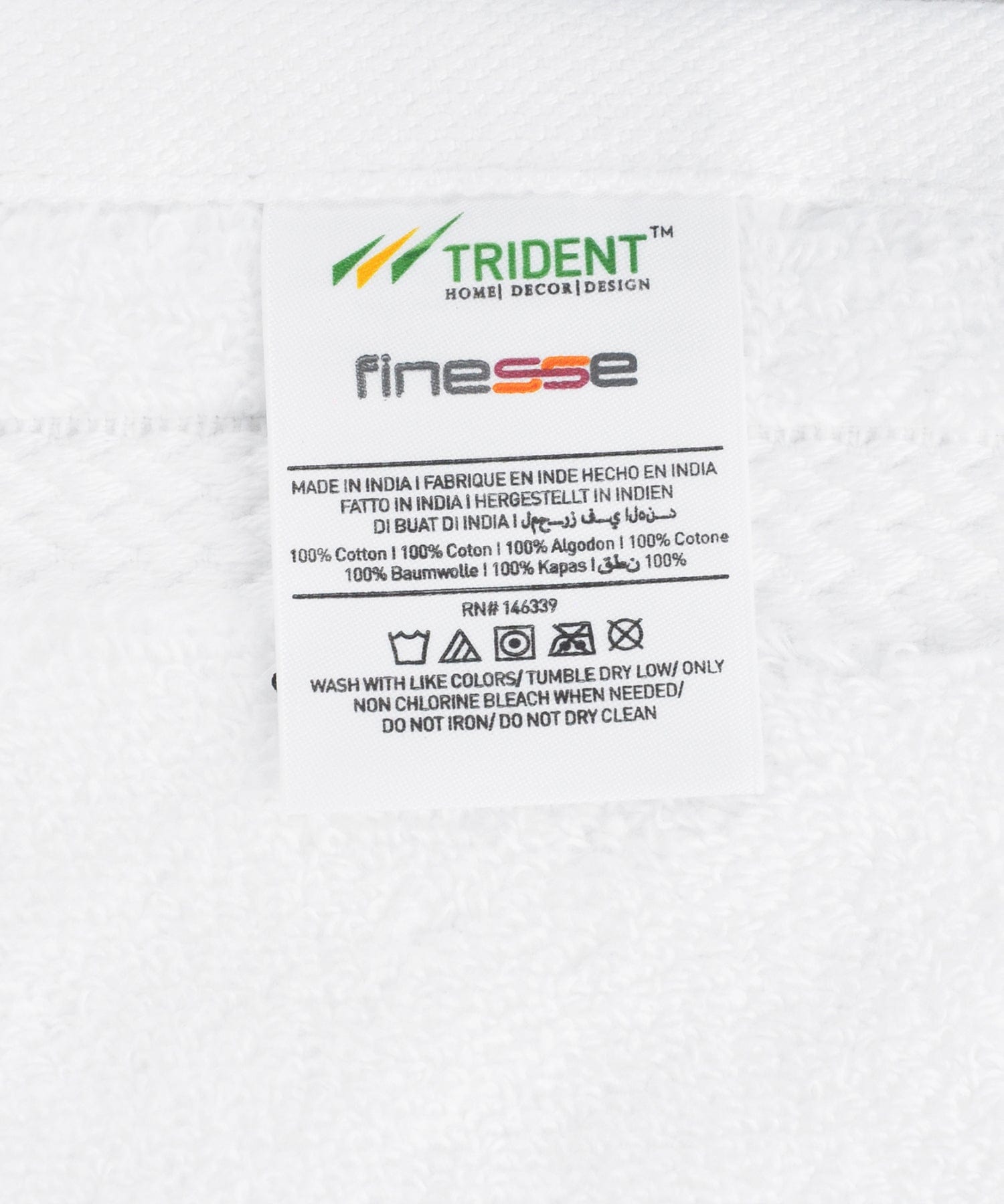 NECTORSOFT TOWEL, 625 GSM, 100% Cotton, 6PC Face Towel , WHITE