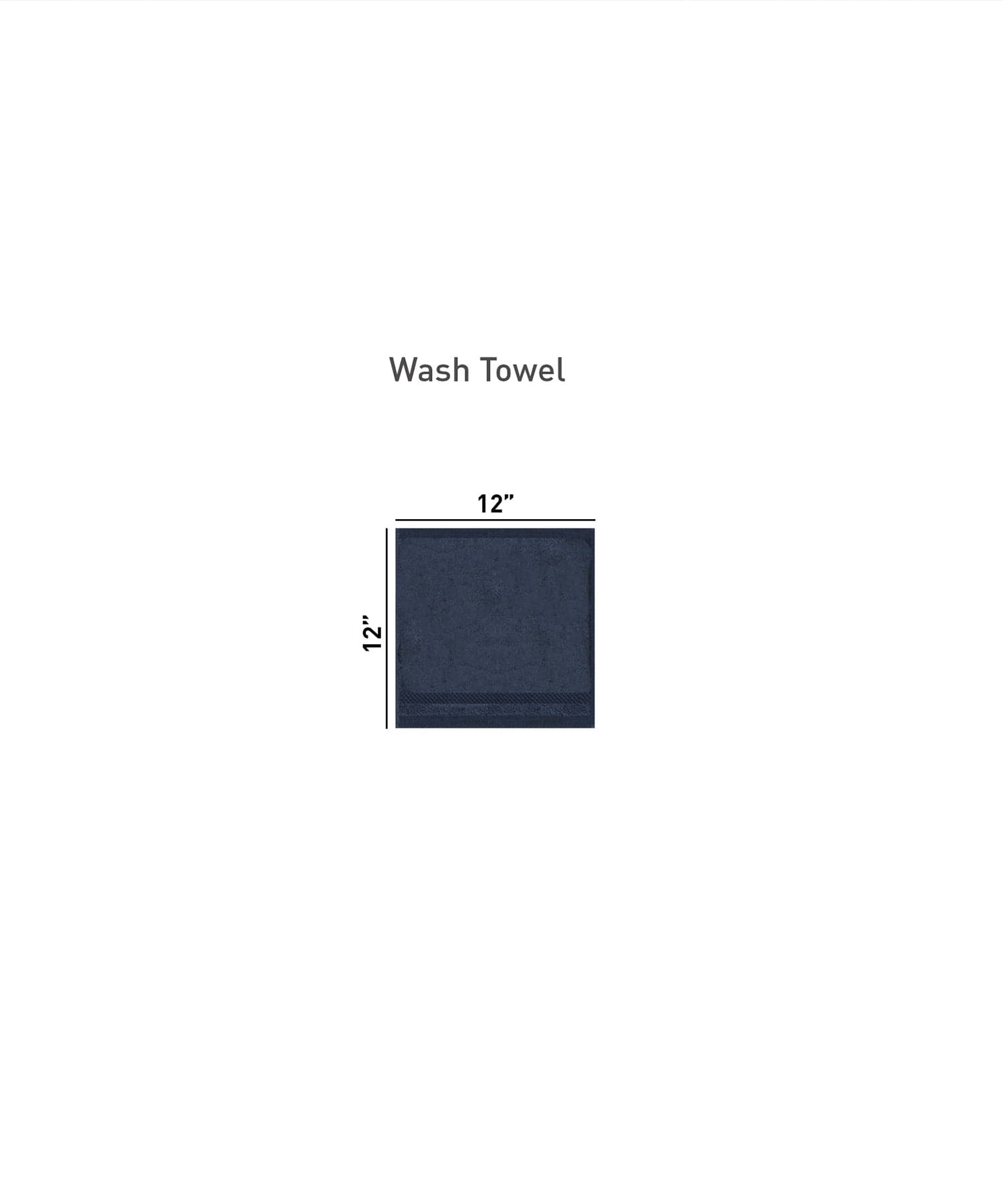 NECTORSOFT TOWEL, 625 GSM, 100% Cotton, 6PC Face Towel , NAVY
