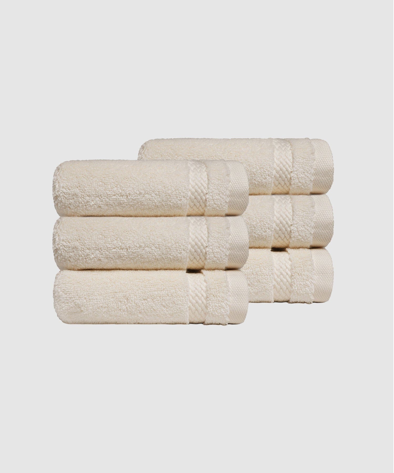 NECTORSOFT TOWEL, 625 GSM, 100% Cotton, 6PC Face Towel , LINEN