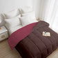 Soft Comfort Solid Double AC Blanket/Comforter, Aqua Lush|200 GSM Micro Polyester|Reversible