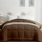Soft Comfort Solid Double AC Blanket/Comforter, French Roast|200 GSM Micro Polyester|Reversible