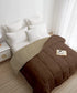 Soft Comfort Solid Double AC Comforter, French Roast|200 GSM Micro Polyester|Reversible